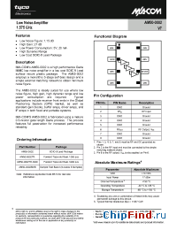 Datasheet AM50-0002 manufacturer M/A-COM